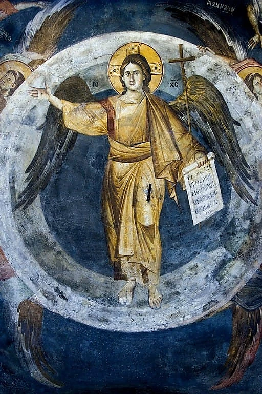 Hristos - Îngerul Marelui Sinod / Biserica Maicii Domnului din Periveleptos, Ohrid, Macedonia, 1294-1295 /BYZANTINE ICONS FB